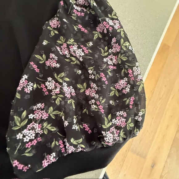 Bundle 4 CeCe Women's Mixed Media Puff Sheer Short Sleeve Knit Tops - Picture 7 of 10